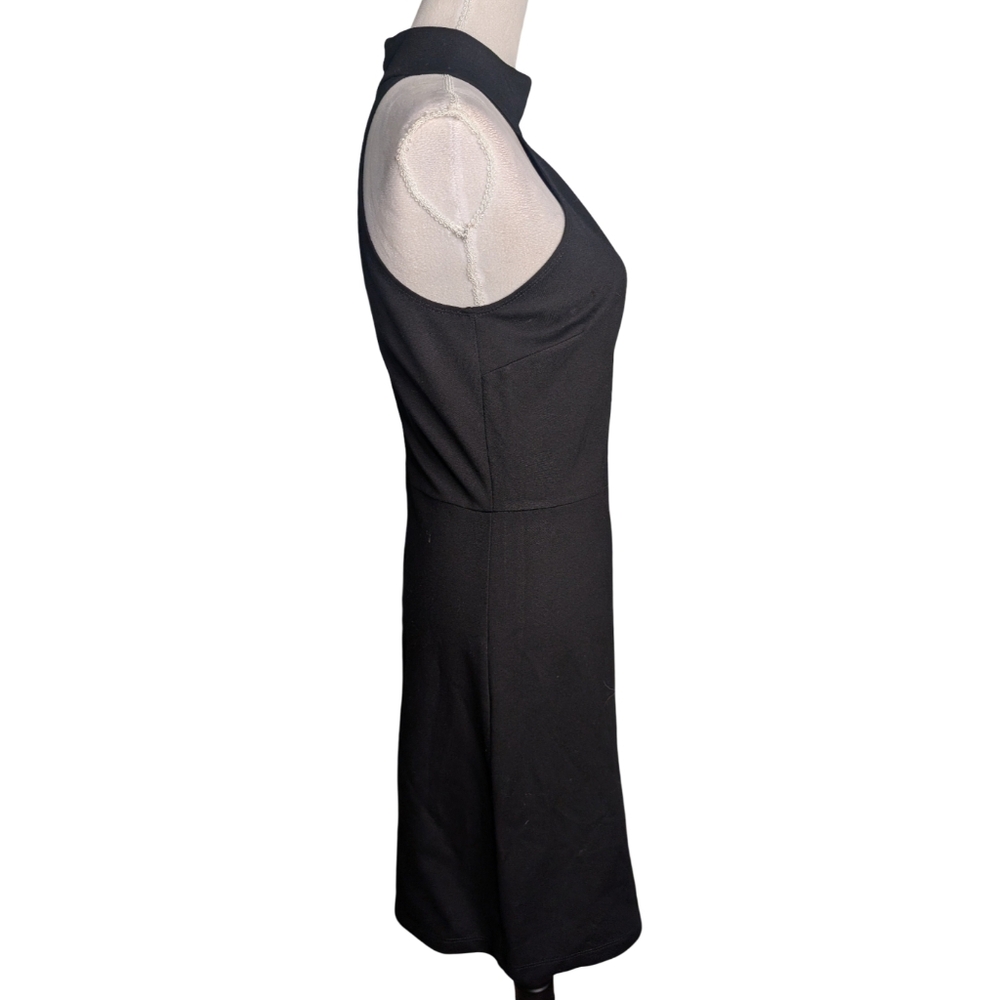 Boston Proper Black Asymmetric One Shoulder Dress 4 - Picture 7 of 10